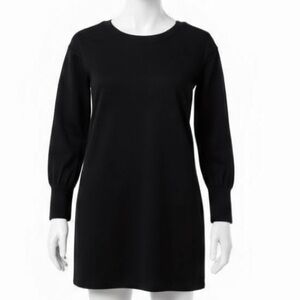 Walter Baker Black Bishop Sleeve Sheath Dress Women’s XS • NWOT • Long Sleeve